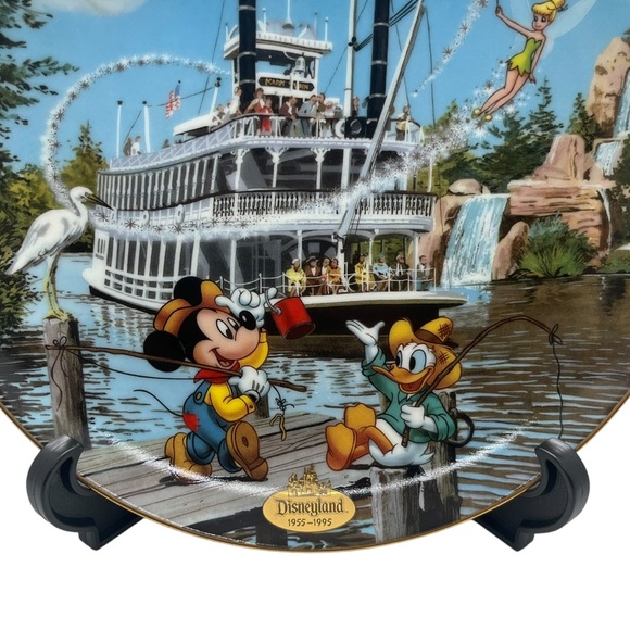 Disney Bradford Exchange Mark Twain Riverboat Disneyland Collector Plate - Picture 4 of 6